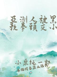 亚洲人被黑人调教拳头交小说