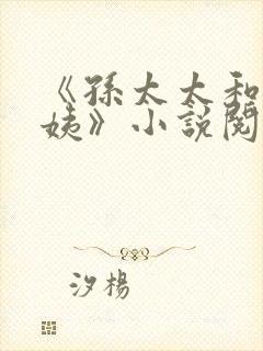 《孙太太和陈阿姨》小说阅读