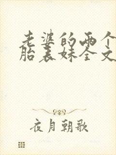 老婆的两个双胞胎表妹全文免费阅读