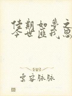 佳期如梦之今生今世匪我思存全文txt