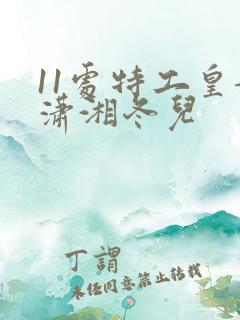 11处特工皇妃潇湘冬儿
