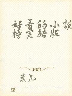 好看的小说排行榜完结版