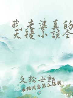 我老婆真的不是天后小说全集阅读