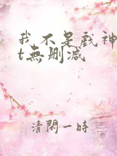 我不是戏神txt无删减