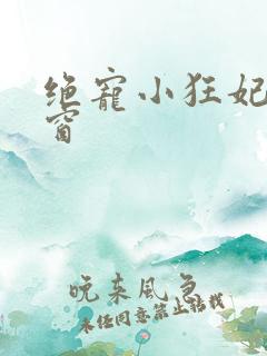 绝宠小狂妃无弹窗