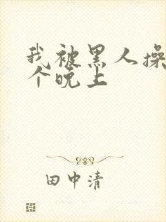 我被黑人操了一个晚上