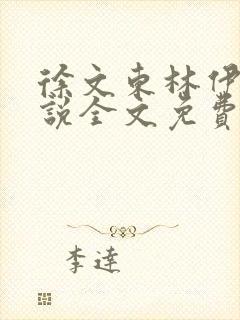 徐文东林伊人小说全文免费阅读