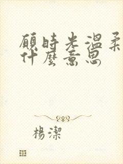 愿时光温柔以待什么意思