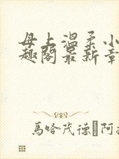 母上温柔小说笔趣阁最新章节