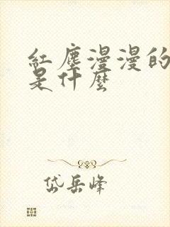 红尘漫漫的意思是什么