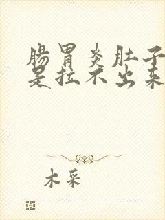 肠胃炎肚子疼但是拉不出来怎么办