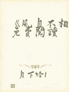 《风月不相关》免费阅读