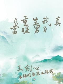 《重生我真没想当暖男》