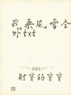 我乘风雪全文番外txt