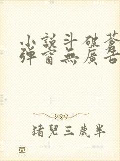 小说斗破苍穹无弹窗无广告