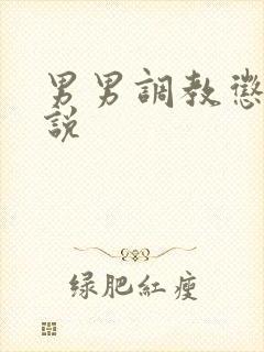 男男调教惩罚小说