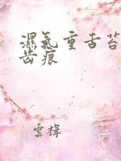 湿气重舌苔边有齿痕