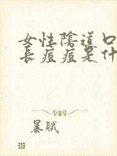 女性阴道口周边长痘痘是什么原因