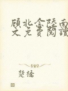 顾北念陆南辰全文免费阅读无弹窗