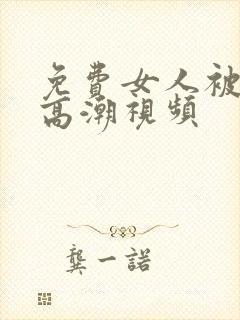 免费女人被爽到高潮视频