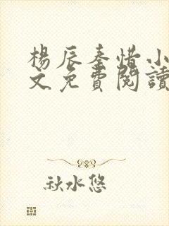 杨辰秦惜小说全文免费阅读最新章节