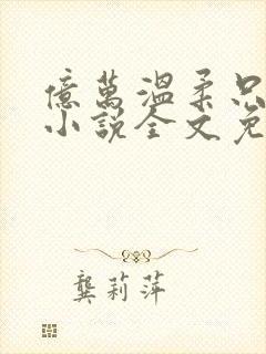 亿万温柔只予你小说全文免费阅读