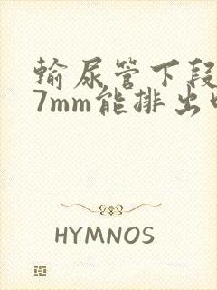 输尿管下段结石7mm能排出吗