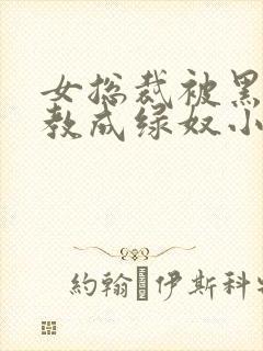 女总裁被黑人调教成绿奴小说