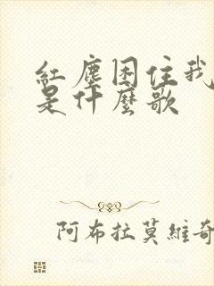 红尘困住我年少是什么歌