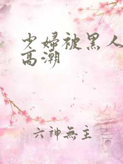 少妇被黑人插入高潮