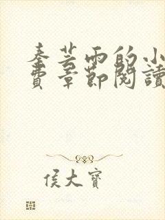 秦芸雨的小说免费章节阅读