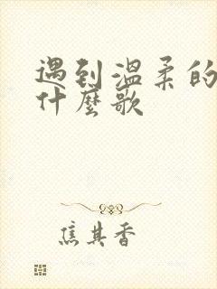 遇到温柔的你是什么歌