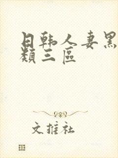 日韩人妻黑人另类三区