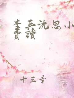 李兵沈思小说免费读