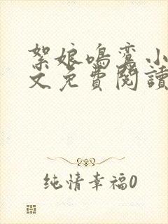 絮娘鸣鸾小说全文免费阅读