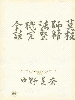 全职法师莫凡小说完整精校版