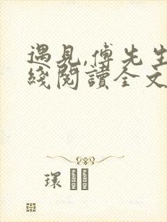 遇见,傅先生在线阅读全文