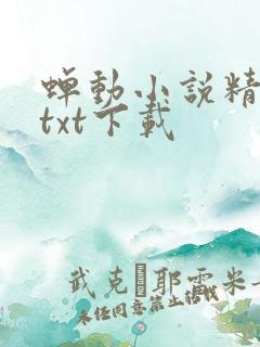 蝉动小说精校版txt下载