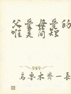 父爱母爱的句子唯美简短