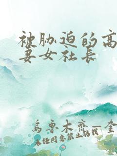 被胁迫的高傲人妻女社长