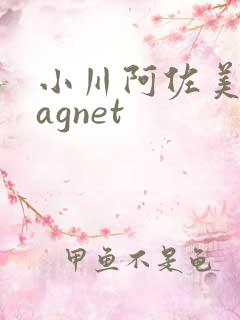 小川阿佐美 magnet