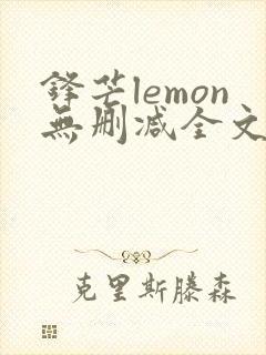 锋芒lemon无删减全文阅读笔趣阁