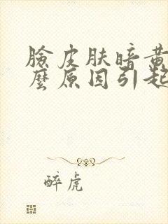 脸皮肤暗黄是什么原因引起的