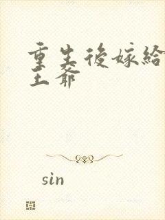 重生后嫁给病弱王爷