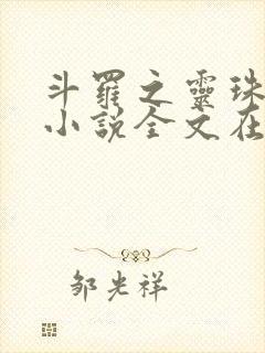 斗罗之灵珠神剑小说全文在线阅读