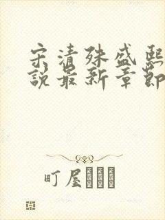 宋清殊盛熙川小说最新章节更新内容