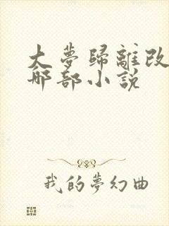 大梦归离改编自哪部小说