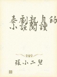 泰剧龙月的原著小说阅读