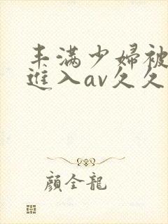 丰满少妇被猛烈进入av久久