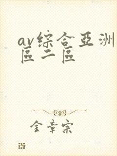 av综合亚洲一区二区